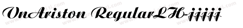 VnAriston RegularLH字体转换